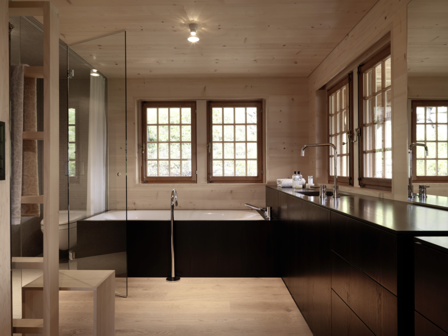 A04 Innenarchitektur Basel Chalet Holzbau Badzimmer Umbau Basel