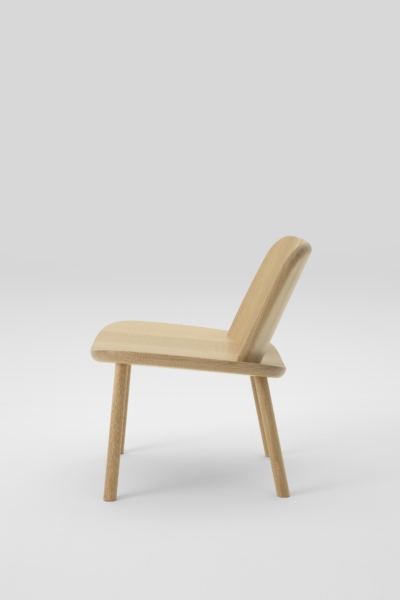 A04 Maruni Fugu Lounge Char Basel oak Innenarchitektur moebel