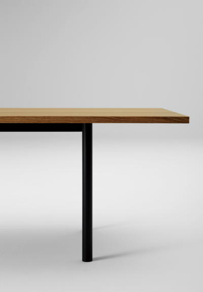A04 Maruni Malta Table steel leg Basel Designmoebel Innenarchitektur