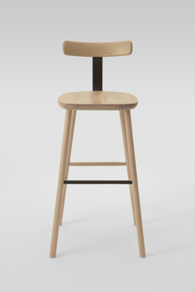 A04 Maruni TO Barstool oak Japser Morrison Basel Innenarchitektur Designmoebel